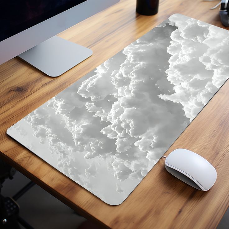 white mouse pad