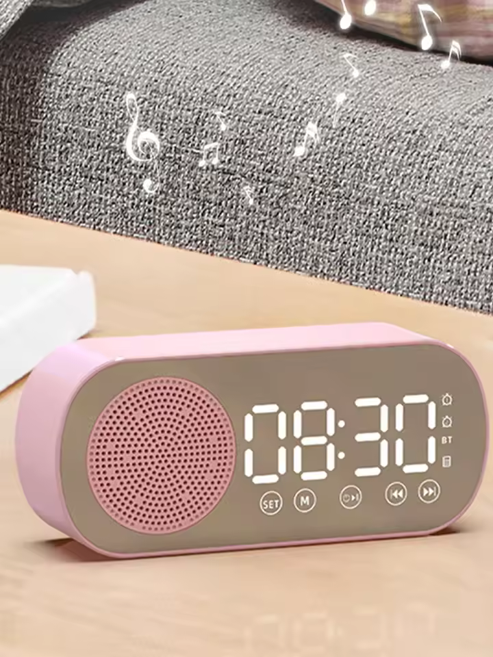 smart speaker with clock