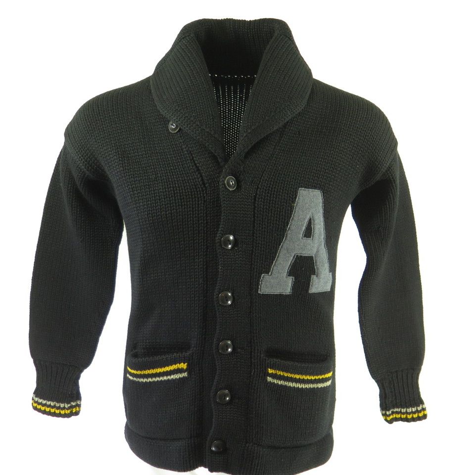varsity sweater cardigan