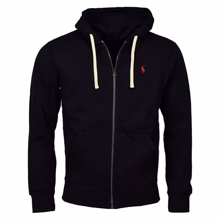 polo hoodie zip up
