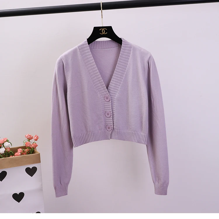 cardigan sweater cropped