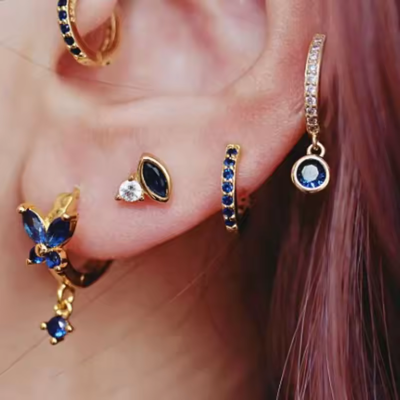 sapphire earrings
