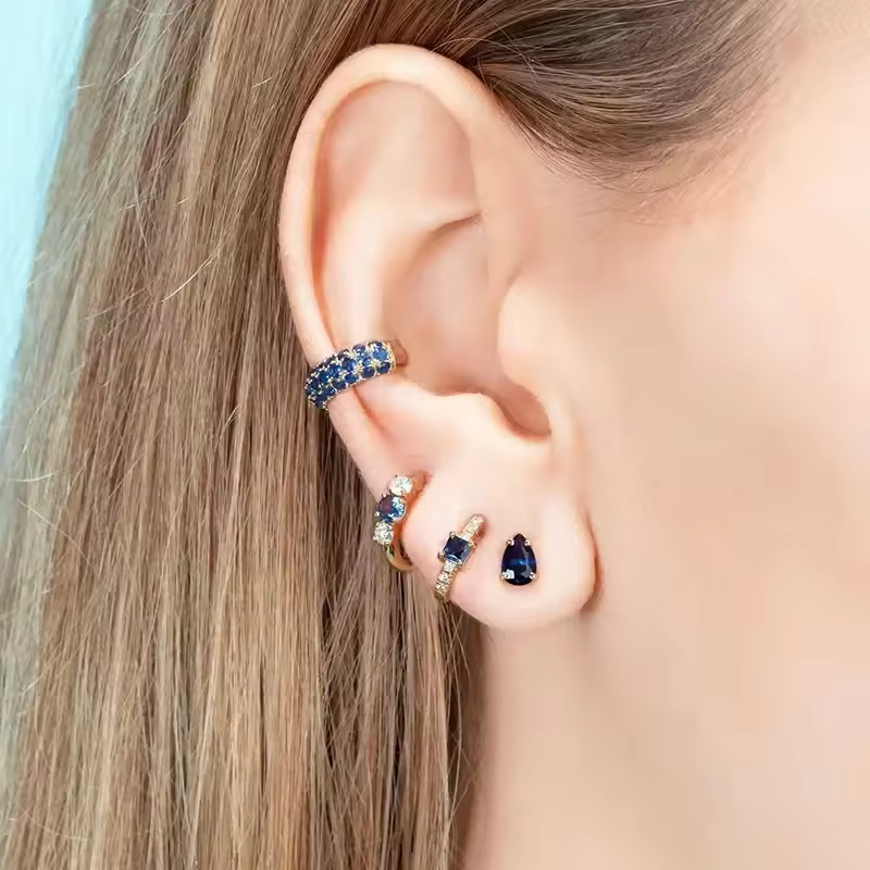 sapphire earrings