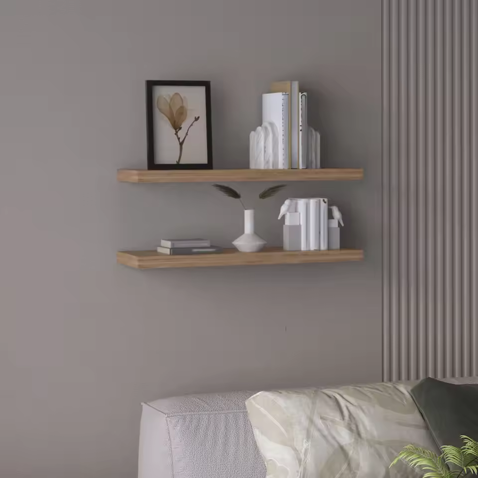 floating bookshelves
