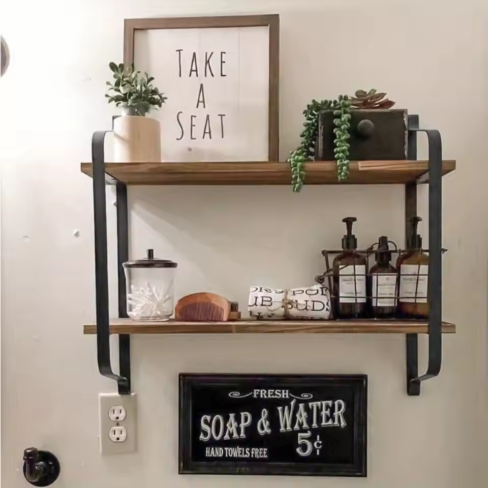 floating bookshelves