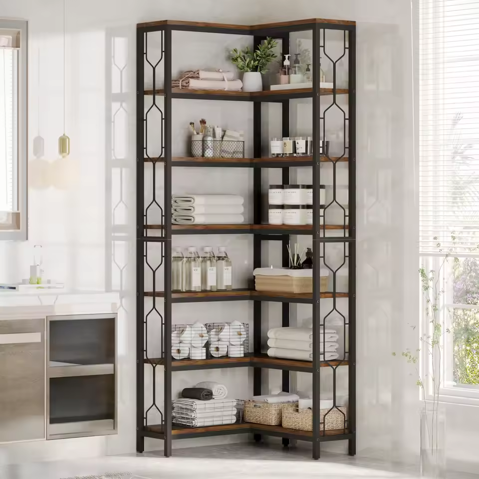 rustic bookshelf