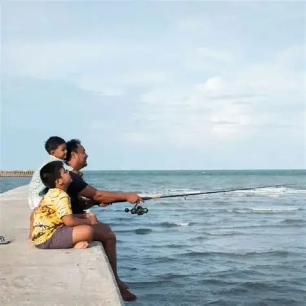 use a fishing rod