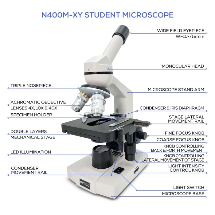 microscope stage function