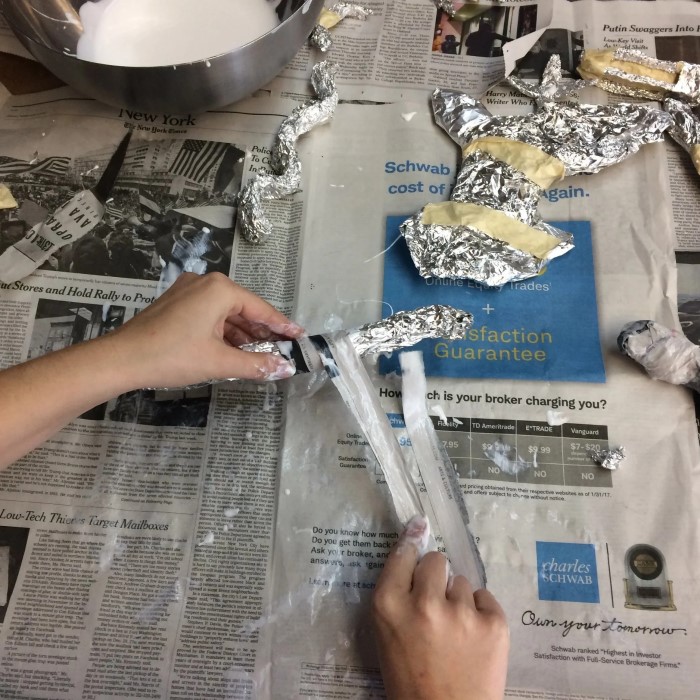 how to make paper mache with glue and newspaper