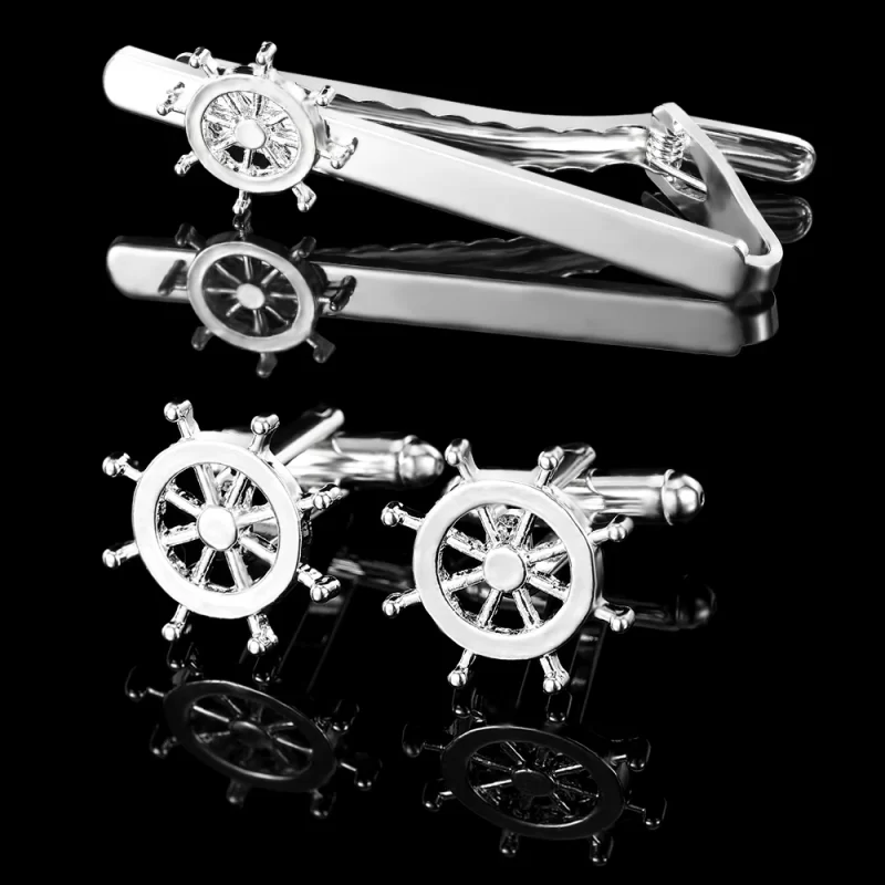 cufflinks and tie clips