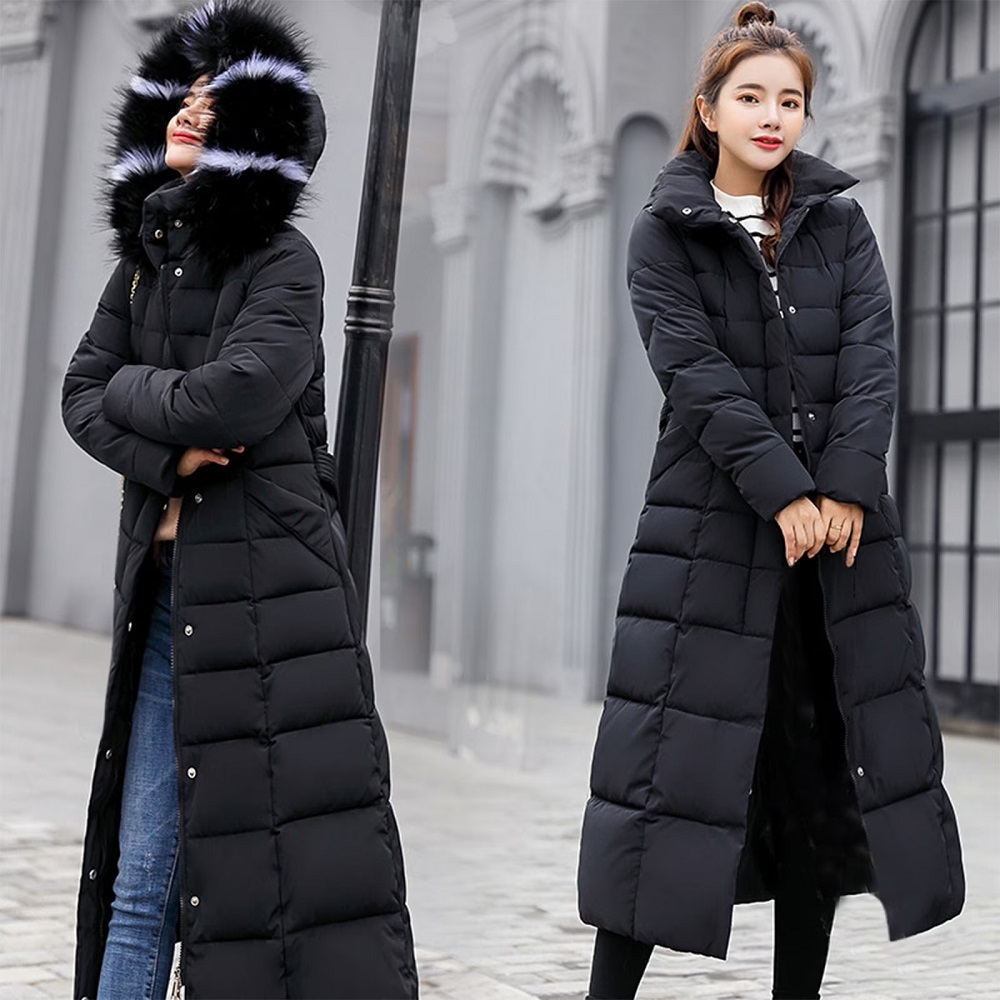 long down coat womens