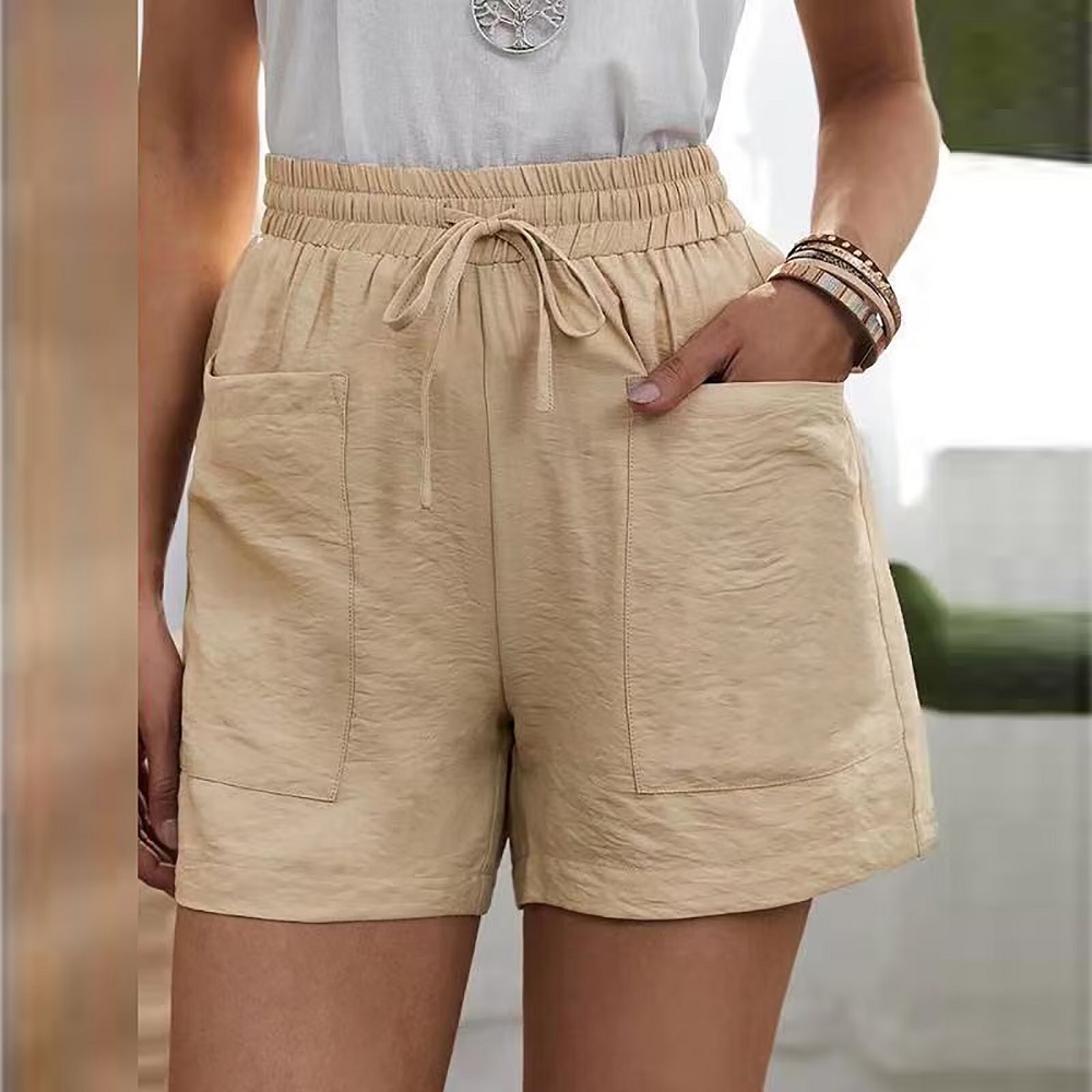 linen shorts women