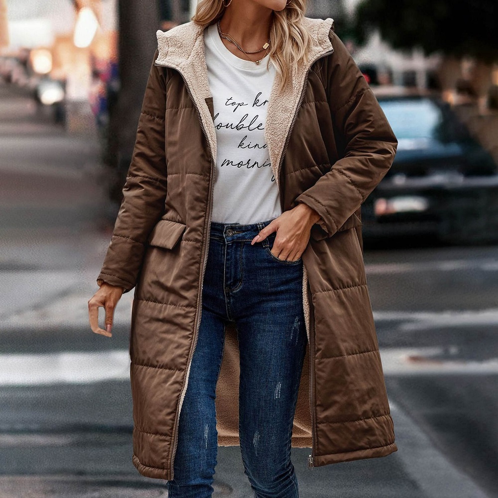 long down coat womens