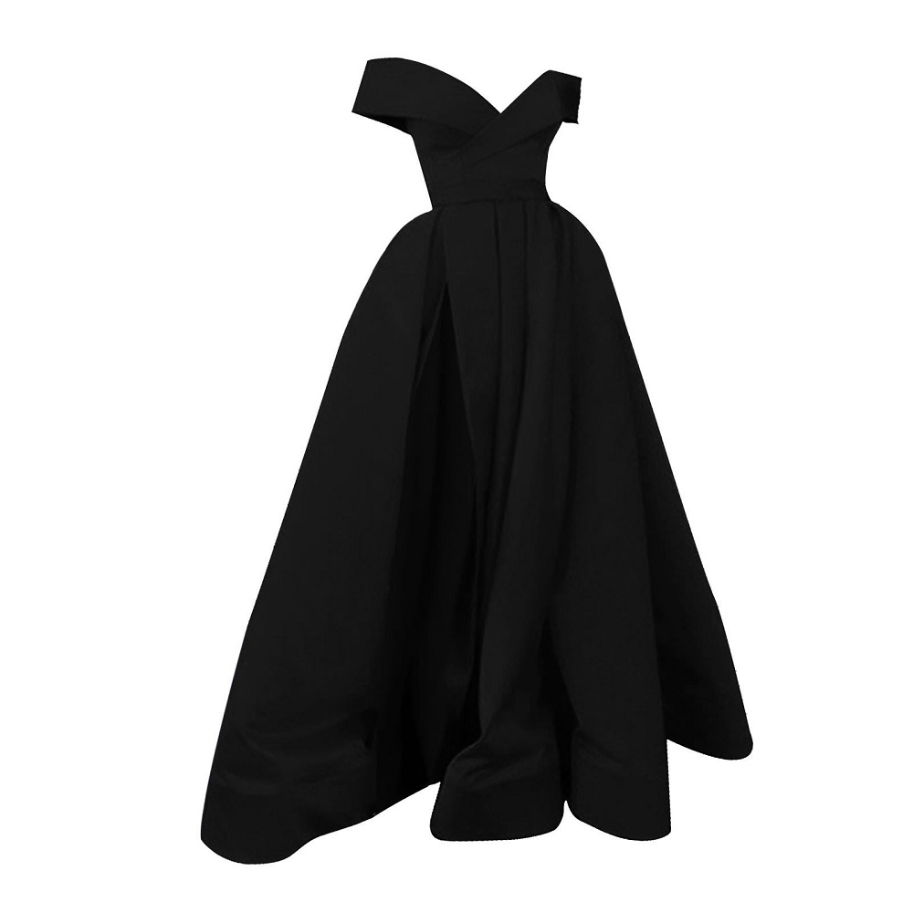 elegant formal black dress