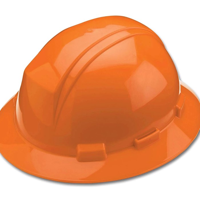 hard hats should be made of fiberglass or