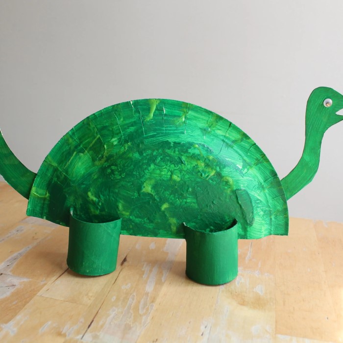 dinosaur paper plate craft