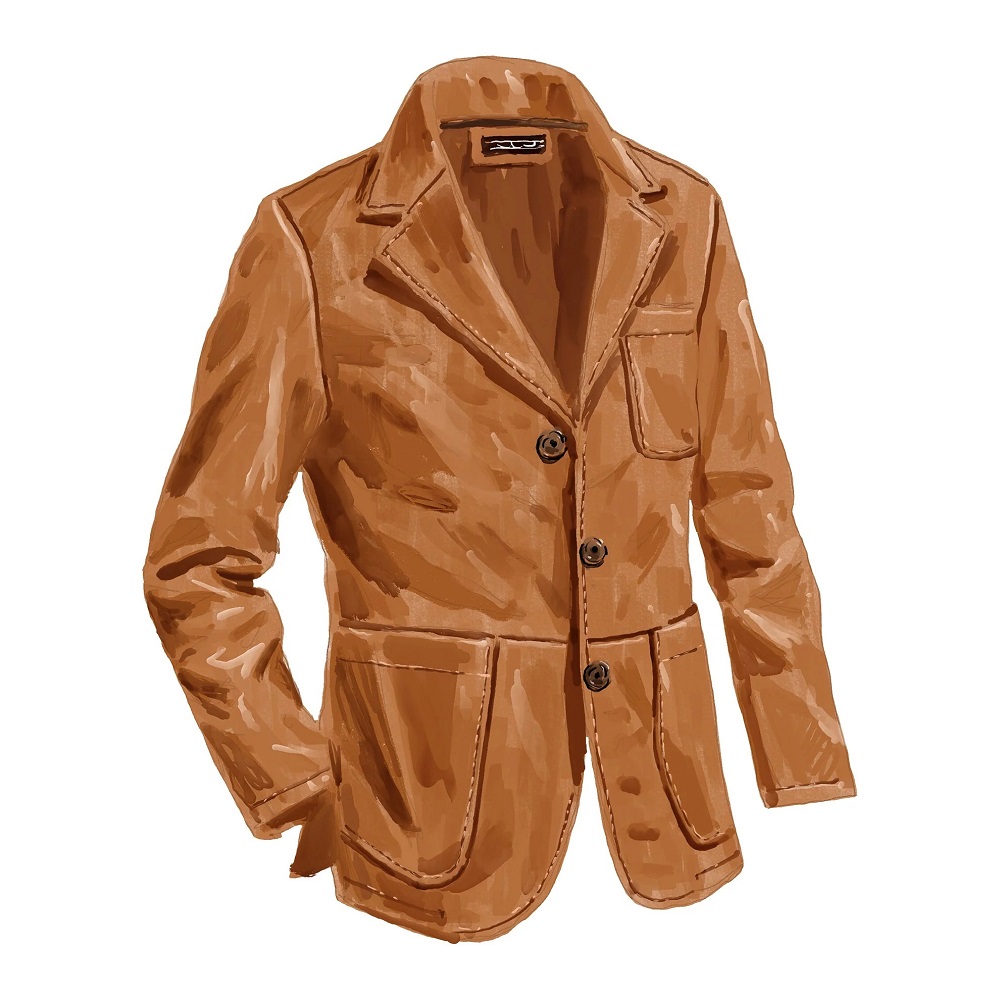 leather blazer