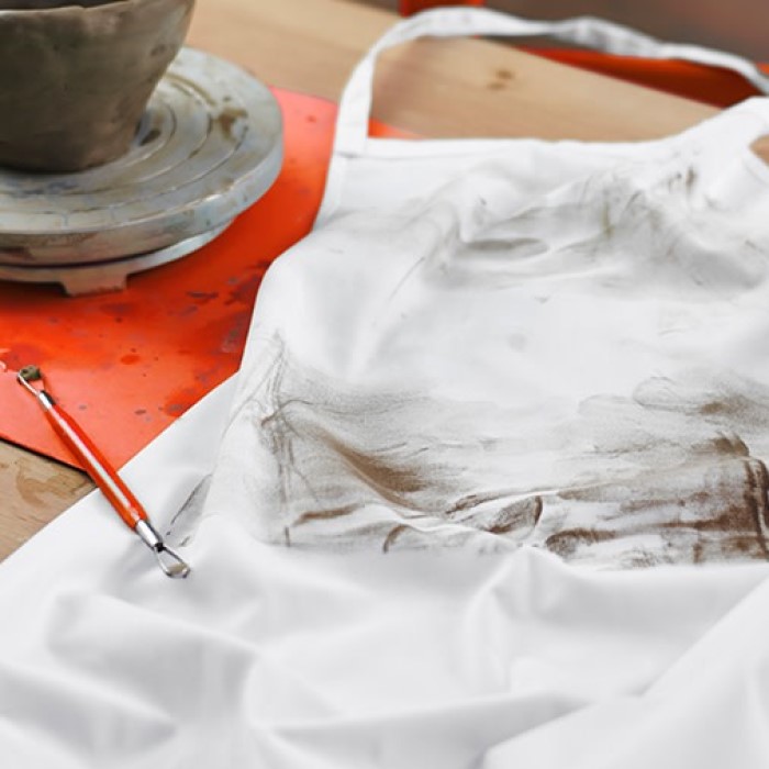 How to get clay out of clothes?