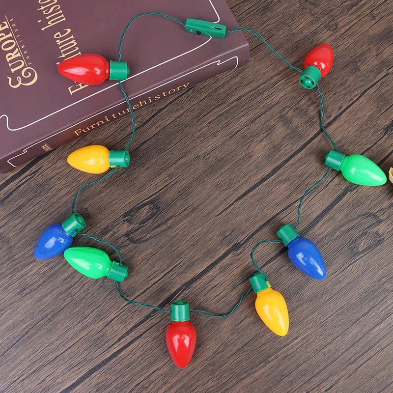 christmas bulb necklace