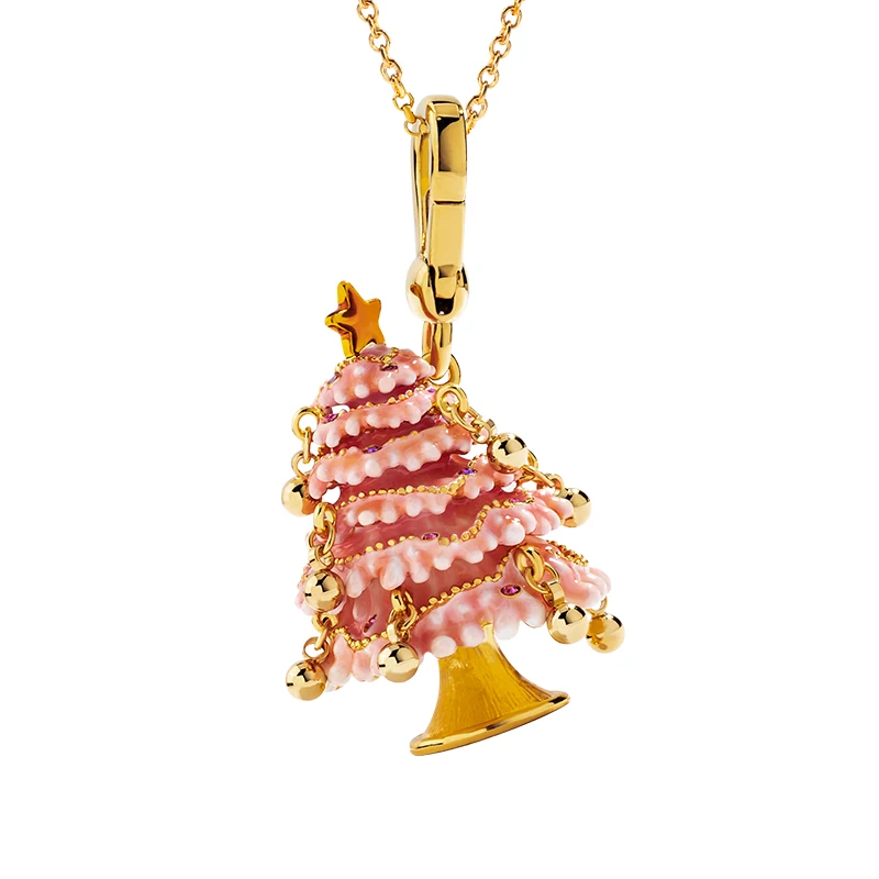 christmas charm necklace
