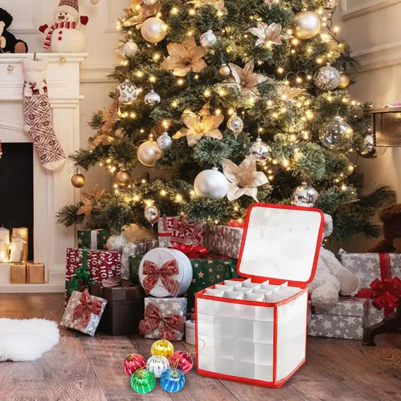 christmas ornament storage box