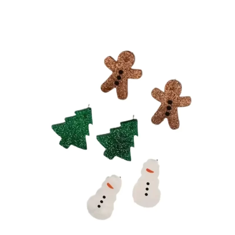christmas stud earrings