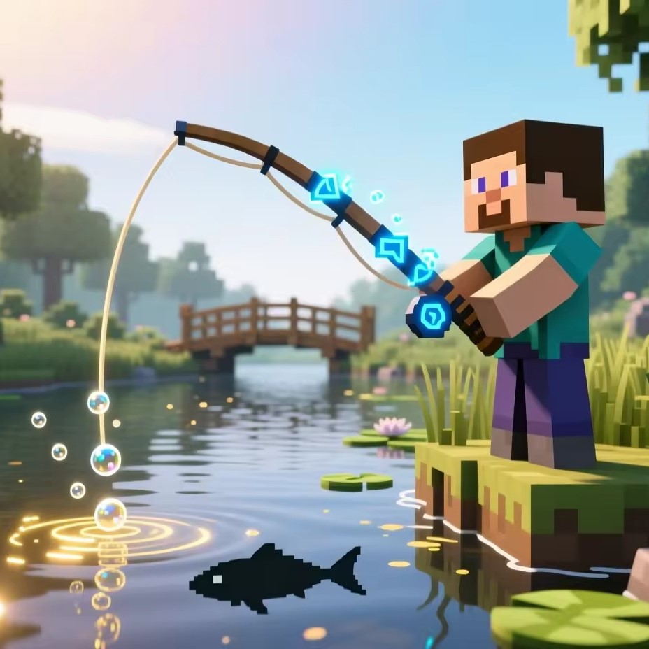 minecraft fishing rod recipe