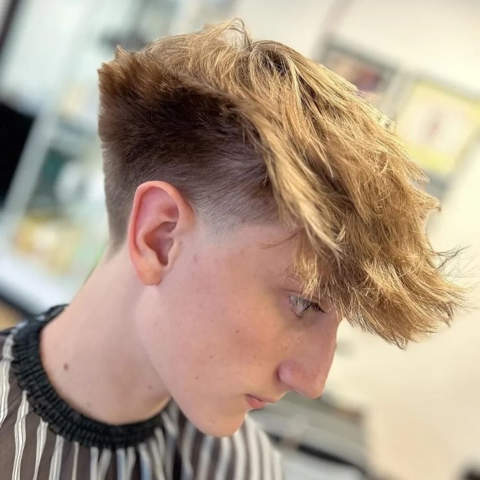 ice cream hair boy