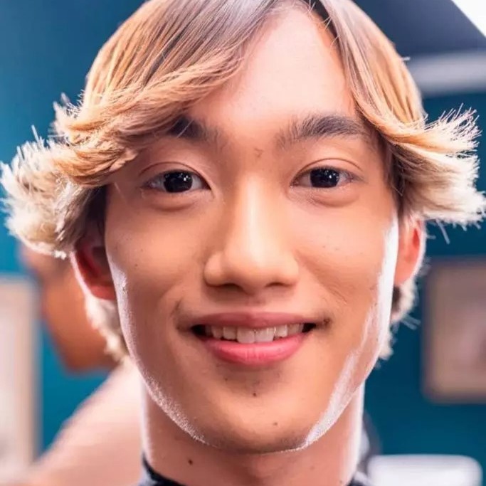 ice cream hair boy