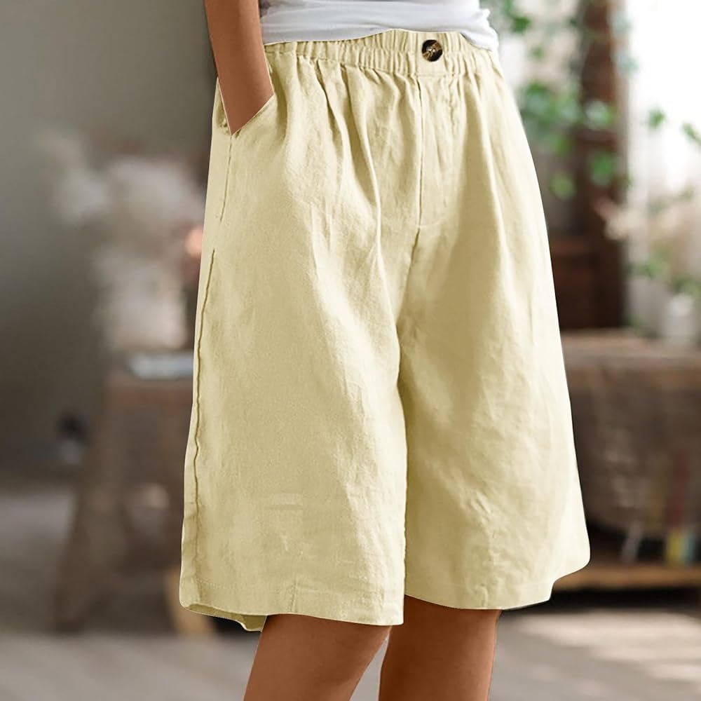 linen shorts