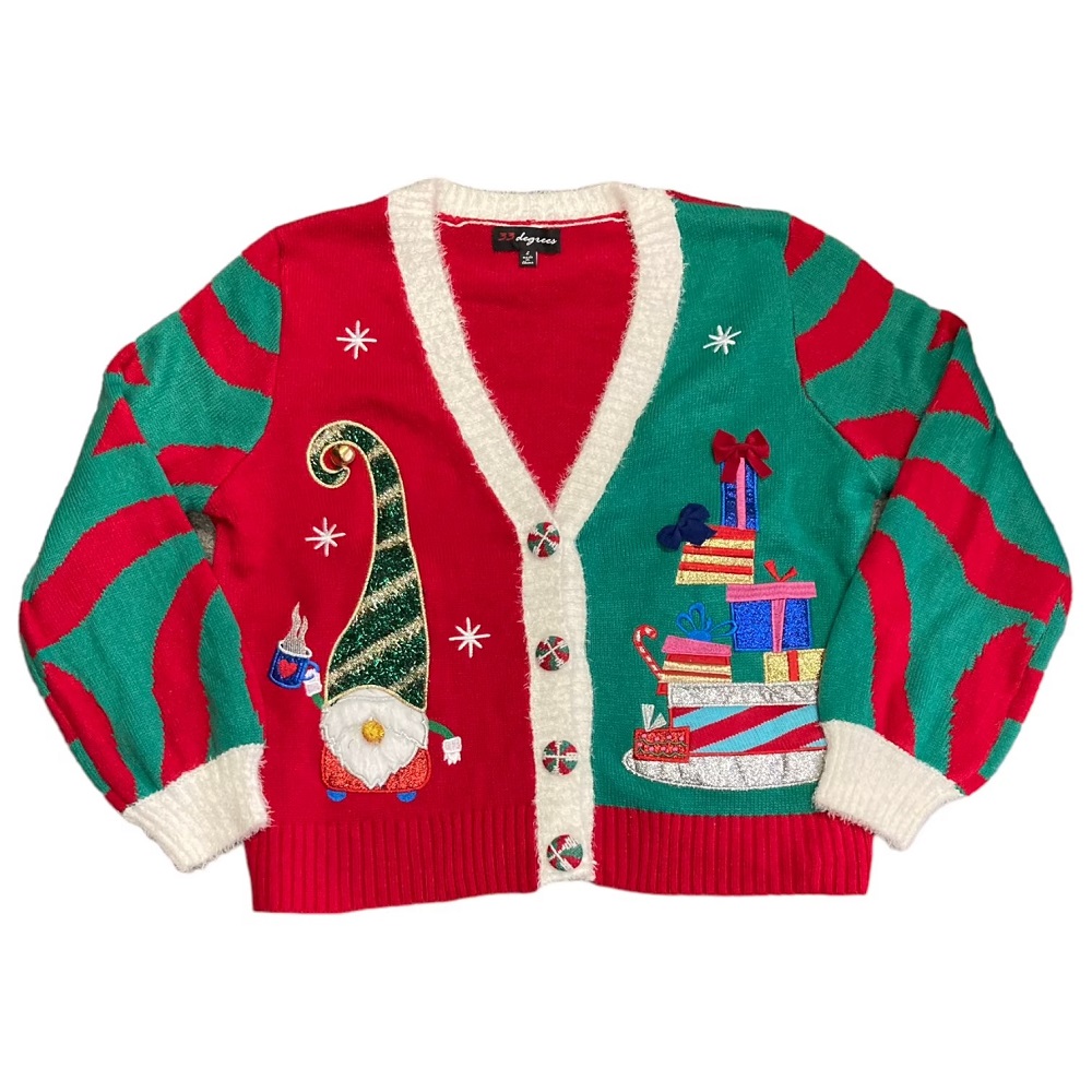 knitted christmas sweater