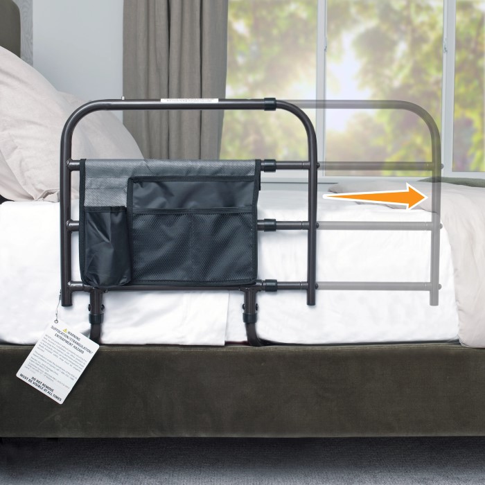 under mattress bed rail