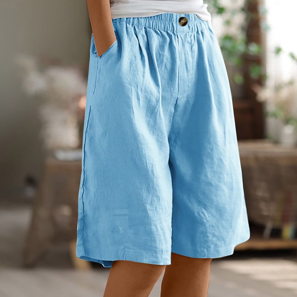 linen shorts