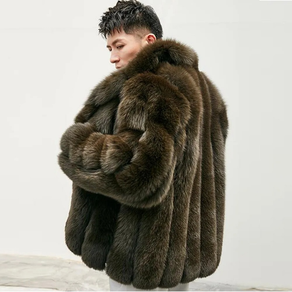 fur coat long