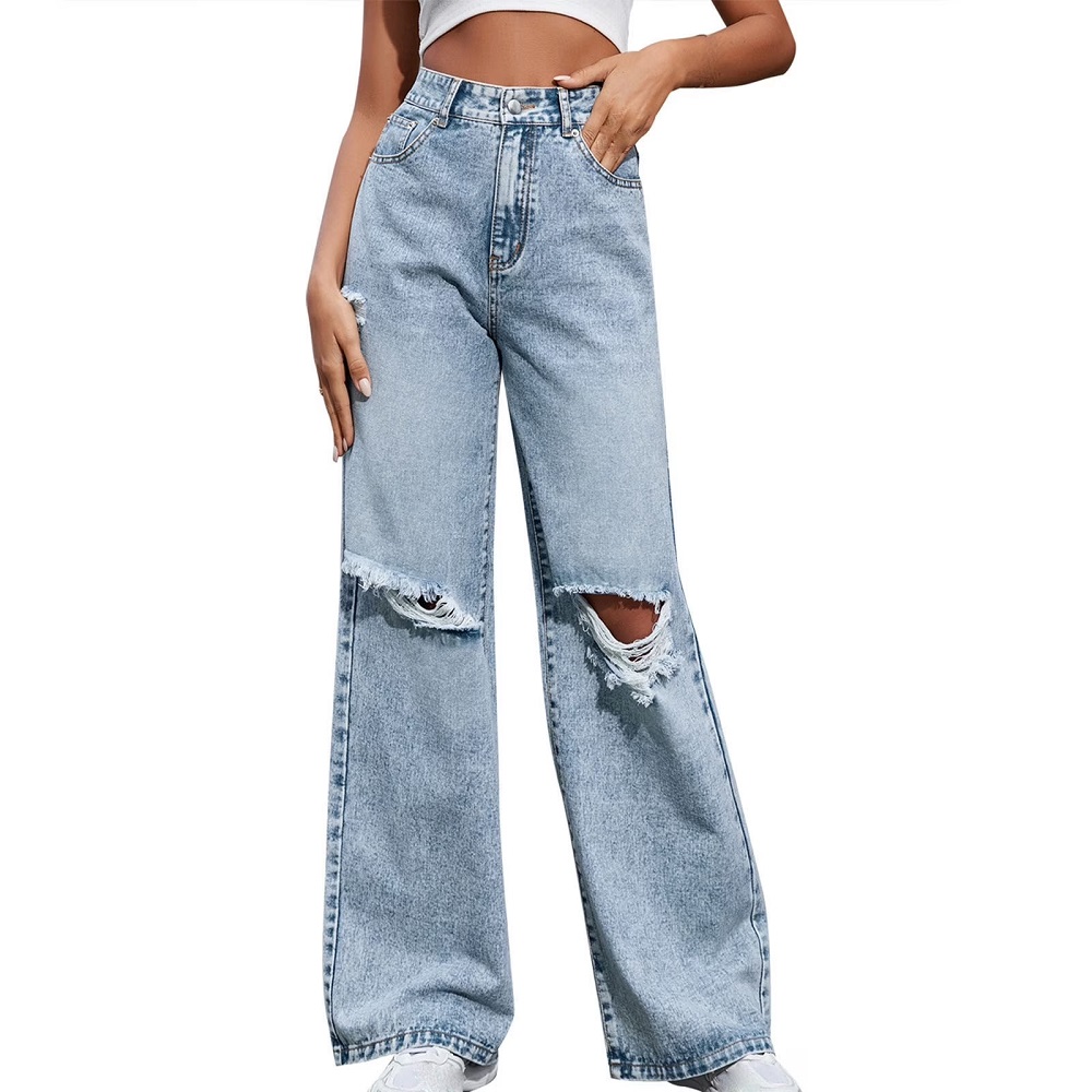 ripped baggy jeans