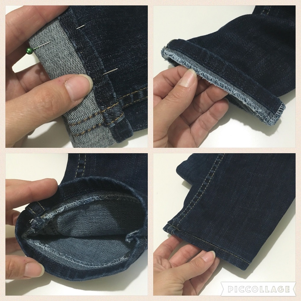 hemming jeans
