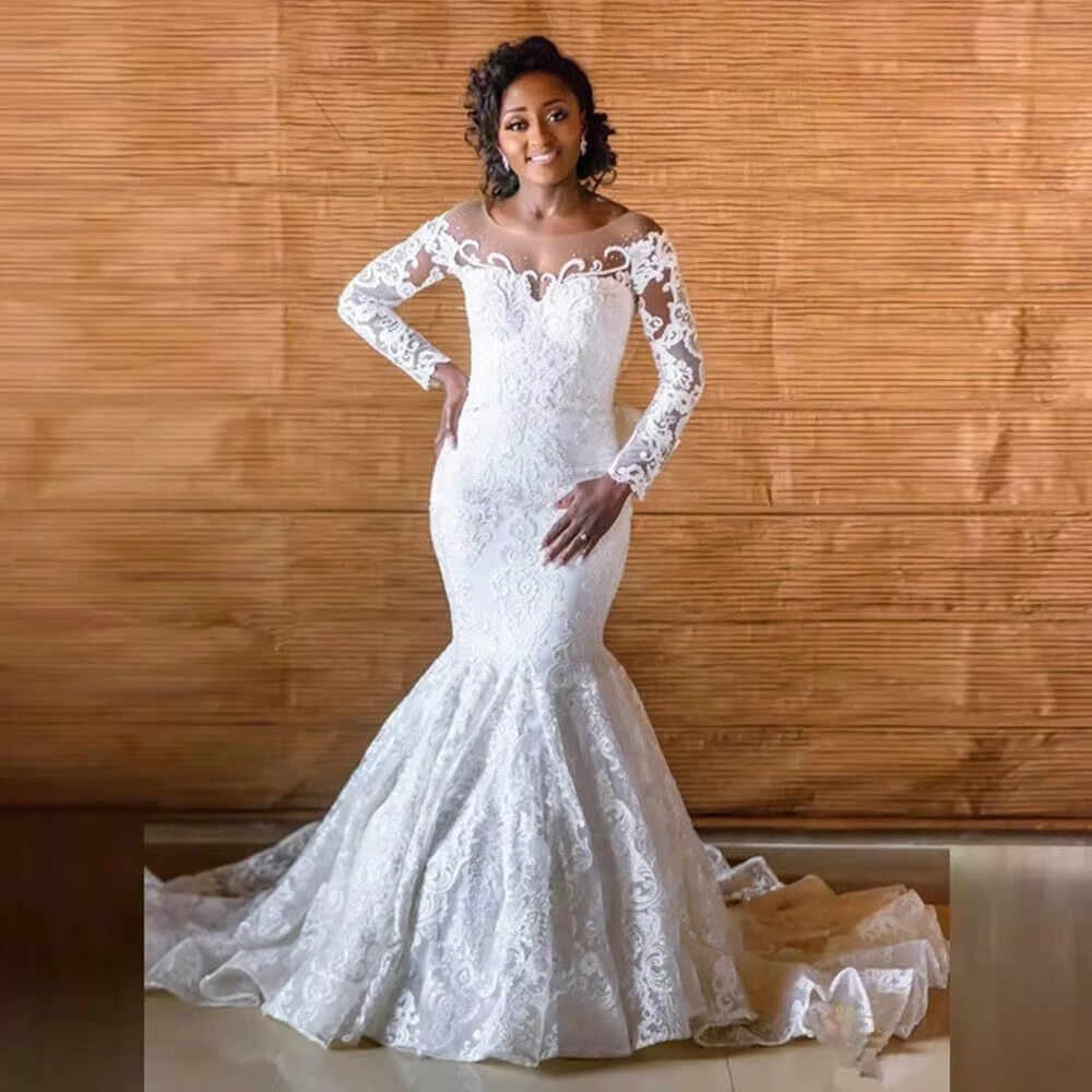 mermaid wedding gown