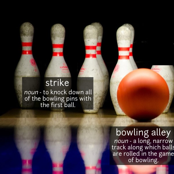 bowling terms list