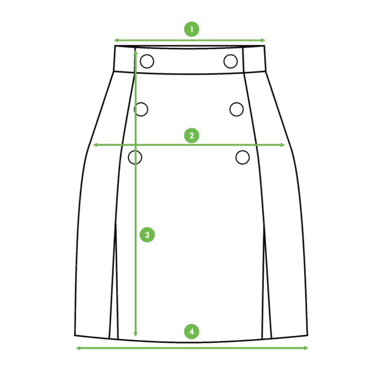 parts of a skirt