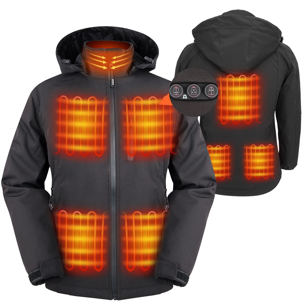 heated coat for women