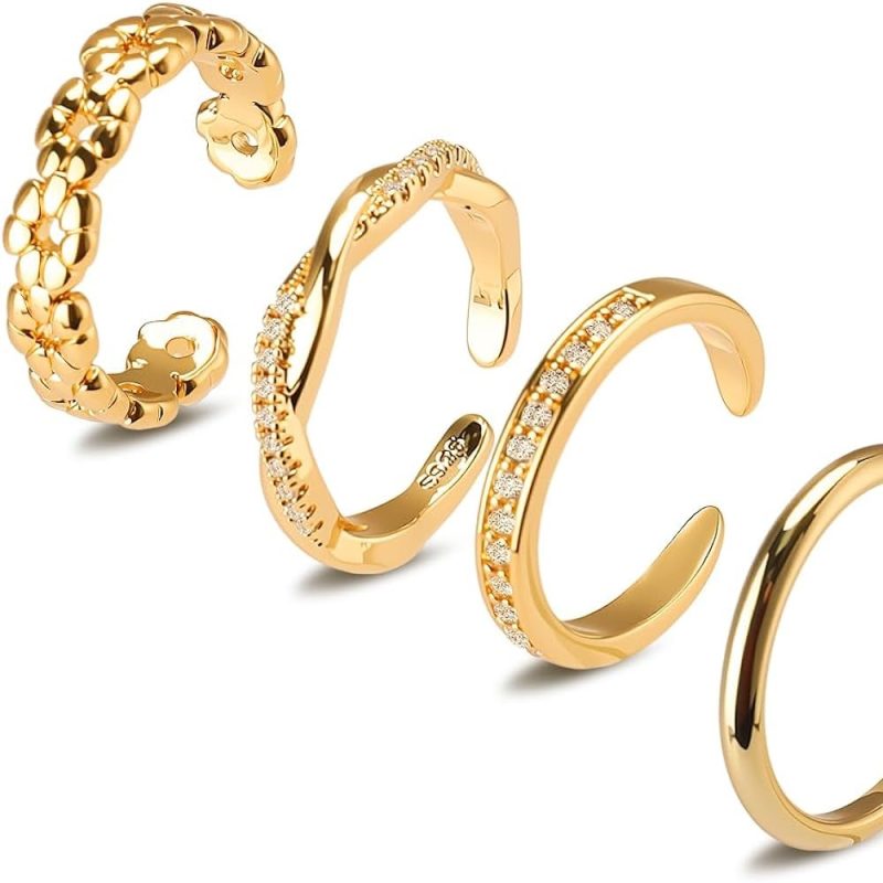 14k gold toe ring