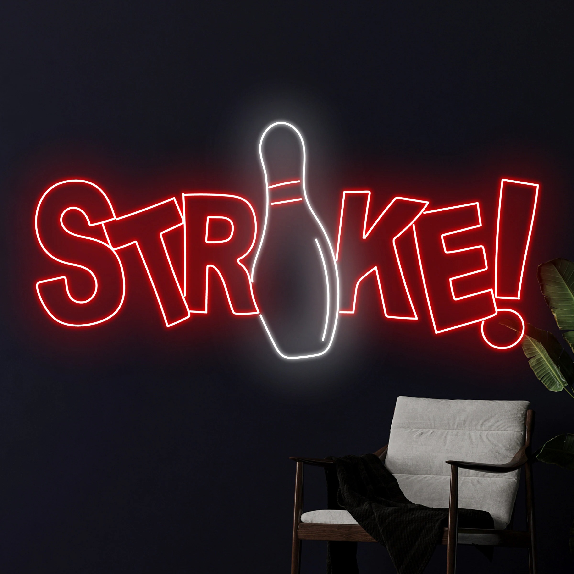 neon bowling