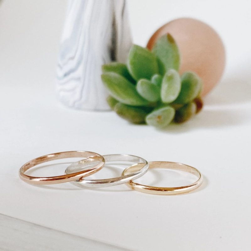 rose gold toe ring
