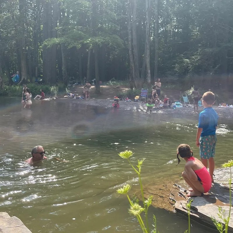the swimming hole