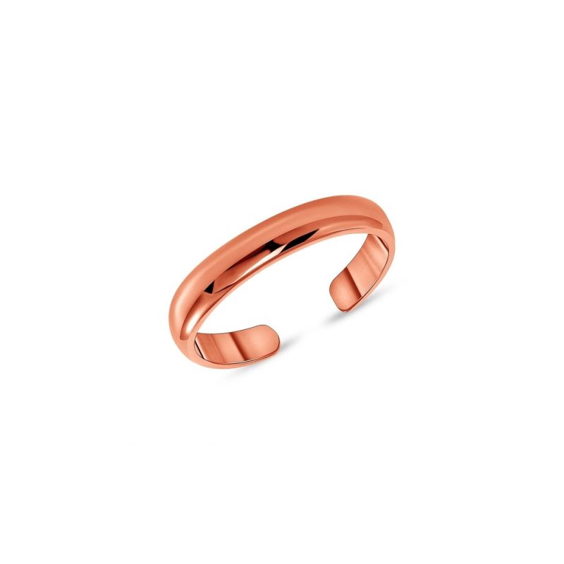 solid gold toe ring