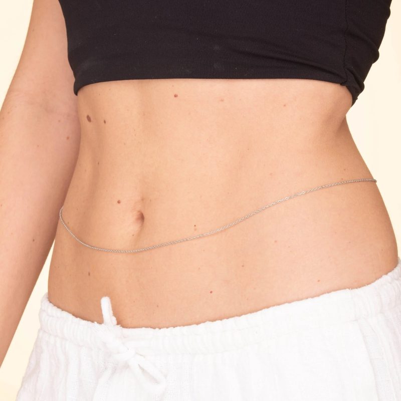 silver waist chain