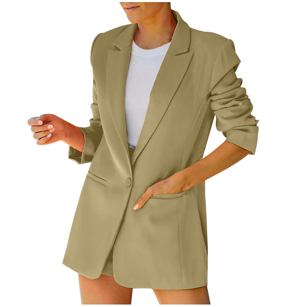 plus size long blazer