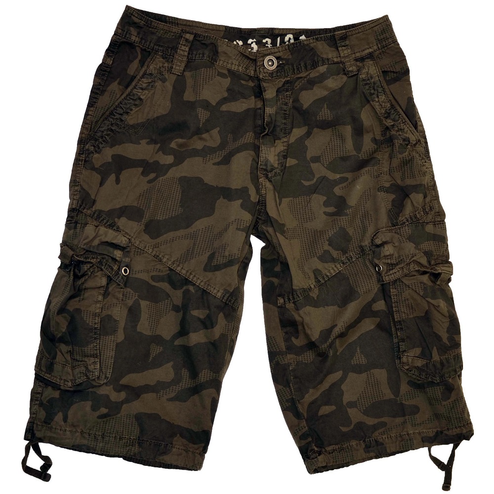 camo cargo shorts