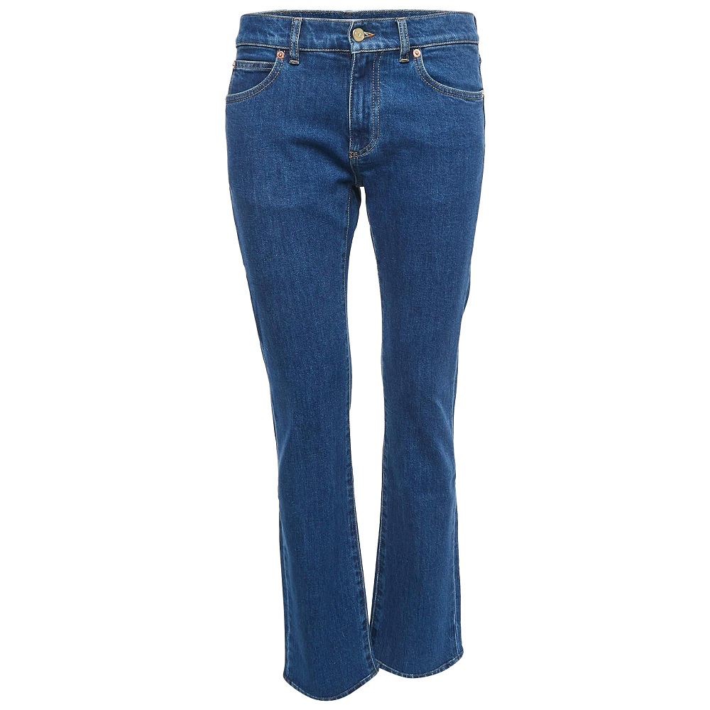 straight legged jeans