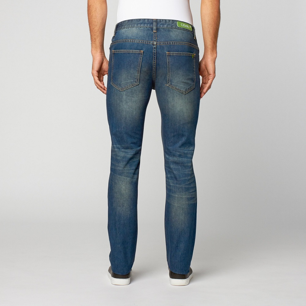 blue denim jeans